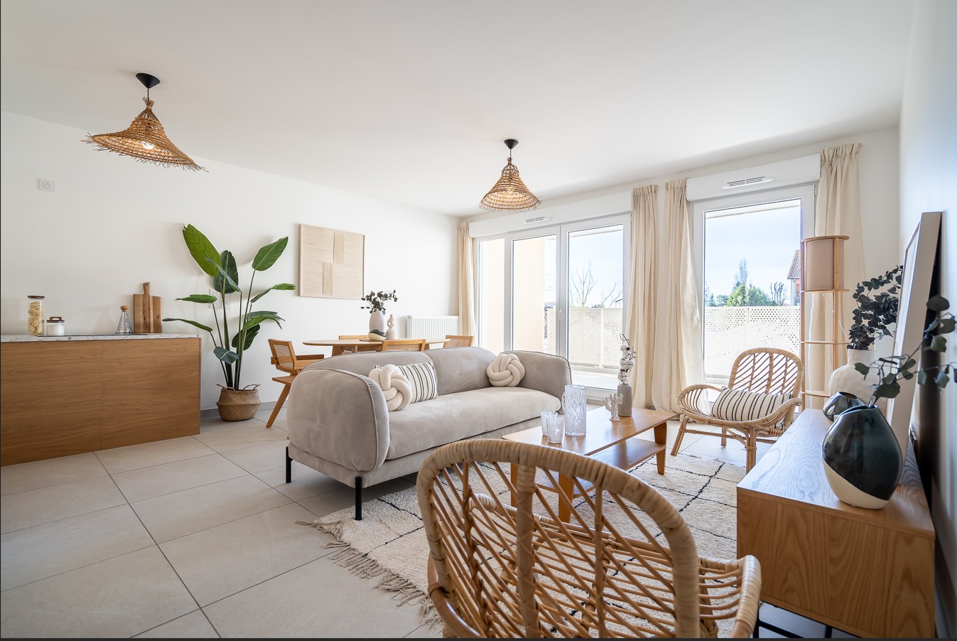 Dernières Opportunités  ! Emménagez dès maintenant ! GENAS Le Earl Gret - Appartement décoré à visiter sur rendez vous